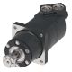 6000 Series Geroler Motor, 30.00 cu in/rev, Wheel Motor Mounting Flange, 1-3/4 in. Tapered Shaft, 1-5/16-12 St.Thd. O-Ring Ports,