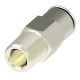 Brass Push>Connect Tube Fitting, 0.16 Inch Tube OD To 1/4-18 Male NPT, Straight