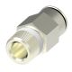 Brass Push>Connect Metric Tube Fitting, 6.00 mm Tube OD To 1/8-28 Male Universal BSPP/BSPT, Straight