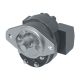 L2 Series Gear Pump, 2.33 cu in/rev, 2-Bolt SAE B Mounting Flange, 7/8 Straight Keyed Shaft, SAE-20 Side Inlet, SAE-12 Side Outlet Ports, CCW Rotation.
