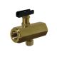 Brass Inline Flow Control Valve, Female 1/4-18 NPT Ports, Up to 3.00 GPM & 2000.00 PSI
