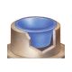 Polyethylene 1/2 NPT Tapered Protective Plug For Pipe Threads