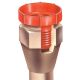Polyethylene -05 JIC / -05 SAE (1/2-20) Protective Threaded Plug for Flared Fittings