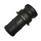 Polypropylene Cam & Groove Adapter, Male Half, 2 Inch Hose Shank