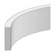 Nylon Wear Ring, 7.00 Inch OD, 1/8 Inch Thick, 1/2 Inch Width