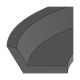 Cotton Fabric & Rubber Piston Cup, 3.00 Inch Bore, 0.63 Inch Height, 5/32 Inch Thick