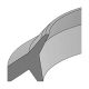 KW Style Urethane Wiper Ring, 1.00 Inch Rod Diameter, 1.38 Inch Wiper OD, 0.190 Inch Base Thickness