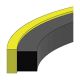 Style 1800 Glass-Filled PTFE Piston Seal, 6.00 Inch Bore Diameter, 5.24 Inch Groove Diameter, Inch Groove Width