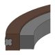 Style PSC Bronze Filled Piston Seal, 2.50 Inch Bore Diameter, 1.88 Inch Groove Diameter, Inch Groove Width
