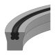 Polyurethane U-Seal, 3.38 Inch OD, 2.75 Inch ID, 0.31 Inch Height
