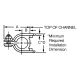100-200 Series Pipe & Tubing Support Clamp, 3/8 inch Tubing, Clamp: Zinc plated steel, Nut: Steel Nylock, Stud / Bolt: Steel weld stud