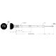 Power Take Off (PTO) Cable, 5 Inch Travel, 120 Inch Length