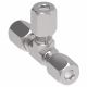 7000 Series Ermeto Steel Flareless Fitting, 0.50 Inch Tube OD Union Tee