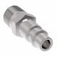 1000/400/500 Series MIL-C-4109 Industrial Interchange Air Quick Disconnect, Male Half, -04 Coupling, 1/4-18 Male NPT