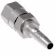 Steel Crimp Global Skive Nipple, 1/2-20 Female JIC 37 deg Flare Swivel, -05 Hose Size, Straight