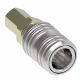 1000/400/500 Series MIL-C-4109 Industrial Interchange Air Quick Disconnect, Female Half, -06 Coupling, 3/8-18 Female NPT