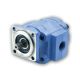 Box Motor With Internal Check Valves For Bi-Rotational Capability, 4.50 cu in/rev, 4-Bolt SAE B Mounting Flange, 13 Tooth SAE B Splined Shaft, 1-1/4 NPT Side and Rear Ports, Replaces Muncie PL19