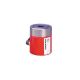 RH Series Center Hole Single-Acting Cylinder, 10 Ton, Inch Rod, Inch Stroke