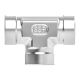 Stainless Steel Adapter, 3/8-18 Female NPT Tee