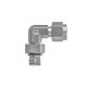 Stainless Steel Duolok Tube Fitting, 0.25 Inch Tube OD To 7/16-20 Male SAE O-Ring Boss (Straight Thread O-Ring), 90 deg Elbow