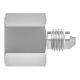 Stainless Steel Adapter, Female JIC 37 deg Flare To 3/4-16 Male JIC 37 deg Flare, Straight Reducer