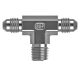 Stainless Steel Adapter, 1-11-1/2 Male NPT Branch To 1-5/16-12 Male JIC 37 deg Flare Run, Tee