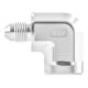 Stainless Steel Adapter, 1/4-18 Female NPT To 7/16-20 Male JIC 37 deg Flare, 90 deg Elbow