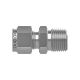 Stainless Steel Duolok Tube Fitting, 0.25 Inch Tube OD To 1/4-18 Male NPT, Straight