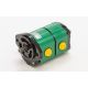 2PE Series Aluminum Gear Pump, 0.40 cu in/rev, 2-Bolt SAE A Mounting Flange, 5/8 St. Keyed x 1.25, SAE A Shaft, SAE -12 Inlet, SAE -10 Outlet, CW Rotation
