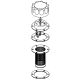Filler-Breather, 3.74 in. Plastic basket, without pressurisation