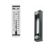 Reservoir Mounted Sight Glass, 5 inch Inch Length, 12 mm Threads, Black Epoxy-coated metal