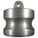 Aluminum Cam & Groove Adapter, Inch Dust Plug
