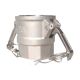 Stainless Steel Cam & Groove Coupler, Female Half, 3 Inch Female NPT