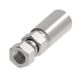 Steel Crimp 390A/790A Swage Fitting, 7/16-20 Female JIC 37 deg Flare Swivel, -04 Hose, Straight