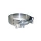 All Stainless Steel T-Bolt Clamp For 10 Inch Hose ID, 10.25 - 10.69 Inch Hose OD Range