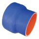 Silicone Reducer, Blue, 3 x 3-1/2 Inch, 3.00 Inch Long