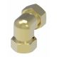 Brass Adapter, 3/4-14 Female NPT To 3/4-14 Female NPT, 90 deg Elbow