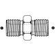 Steel Adapter, 1-11 Male BSPP (British Parallel) To 3/4-14 Male BSPP (British Parallel), Straight