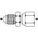 Steel Adapter, 3/4-16 Male JIC 37 deg Flare To M22 x 1.5 L Series Female Metric Swivel, Straight