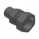 Steel Adapter, 1/2-14 Male NPT To 1/2-14 Female BSPP (British Parallel) Swivel, Straight