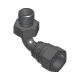 Steel Adapter, 1-11 Male BSPP (British Parallel) To 1-11 Female BSPP (British Parallel), 90 deg Bent Tube Elbow
