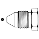 Steel Adapter, M24 x 1.5 Male Komatsu Plug