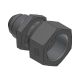 Steel Adapter, 3/4-14 Female BSPP (British Parallel) To 1-1/16-12 Male JIC 37 deg Flare, Straight