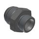 Steel Adapter, 1-5/16-12 Male JIC 37 deg Flare To M45 x 1.5 Male Kobelco, Straight