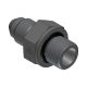 Steel Adapter, 9/16-18 Male JIC 37 deg Flare To M16 x 1.5 Male Metric Dual Purpose Low Pressure L Series, Straight