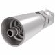 Steel Crimp 3903/7903 Swage Fitting, 7/16-20 Female JIC 37 deg Flare Swivel, -04 Hose, Straight