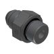 Stainless Steel Adapter, 9/16-18 Male JIC 37 deg Flare To 1/4-19 Male BSPP (British Parallel), Straight