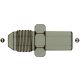 Stainless Steel Adapter, 7/16-20 Male JIC 37 deg Flare To 6 mm Metric Standpipe, Straight