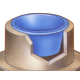 Polyethylene 3/4 NPT Tapered Protective Plug For Pipe Threads