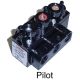 Alpha Series Pilot-Operated Pneumatic Valve, 4-way 2-position, Spring Return, 1/4 NPT (Side) Ports, 50 Flow Rating